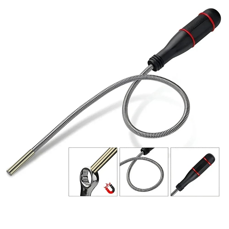 Drain Snake Flexible - Ferramenta de captação magnética flexível, tipo