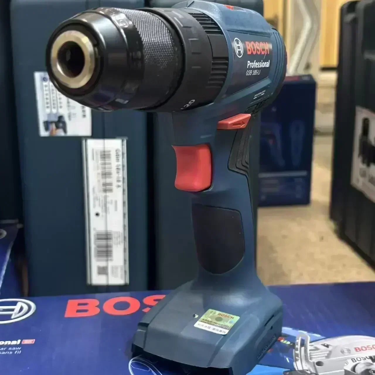Bosch Drill Gsb 18V - Furadeira de impacto sem fio Bosch
